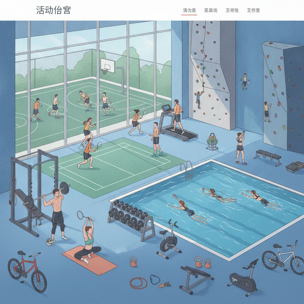 多样化的运动项目，满足不同需求