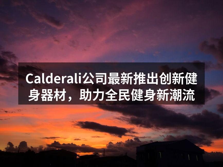 Calderali新款智能跑步机